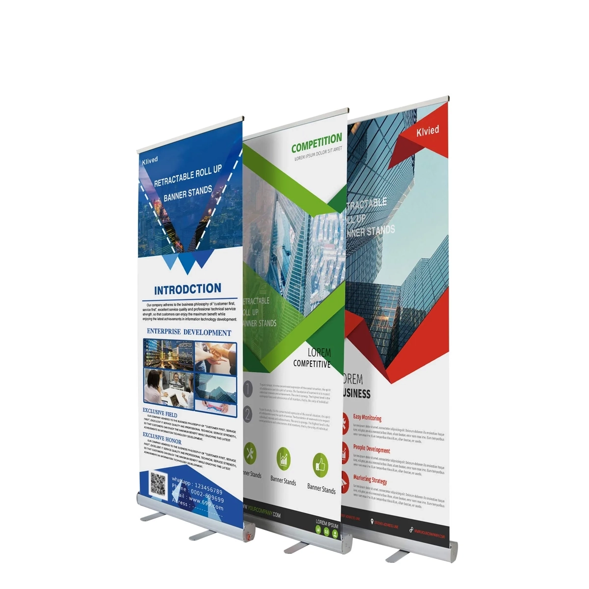 Heavy-Based Double-Side Roll-up Stand Suppliers in Dubai, UAE