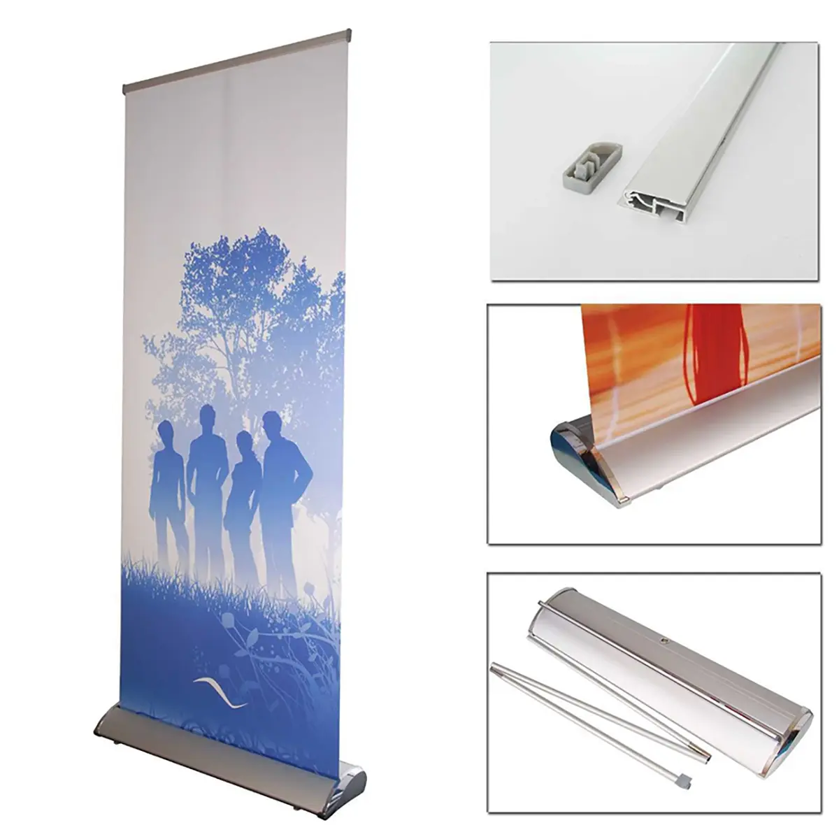 Heavy-Based Double-Side Roll-up Stand Suppliers in Dubai, UAE