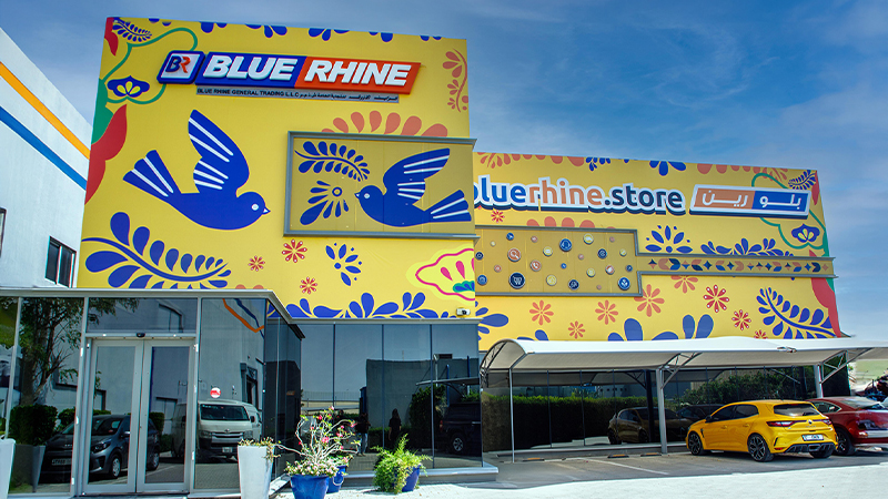 A Vinyl Wrap Masterpiece: Blue Rhine Headquarters in the UAE!